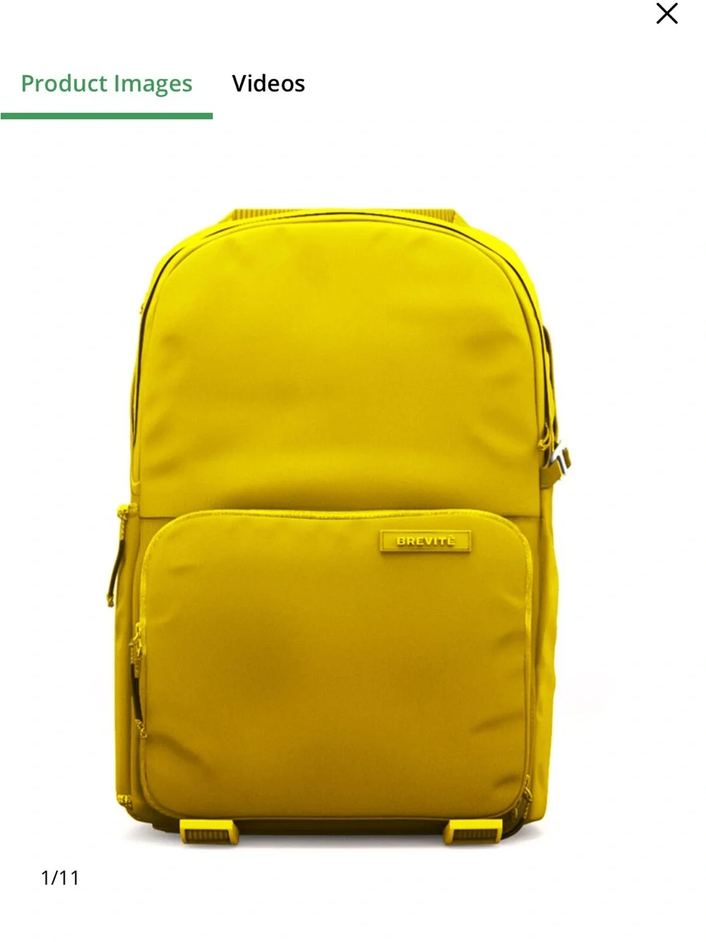 Brevite The Jumper Camera Backpack In Lemon Yellow Regular Size